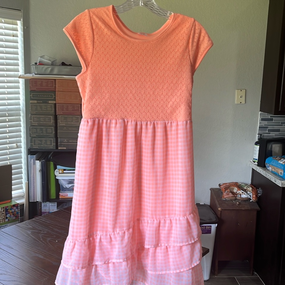 Extra extra large girl pink dress